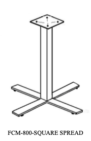 FCM-800 Series Pedestal base