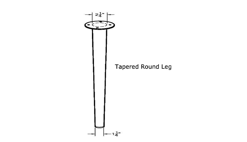 FCM-1400-TRL Tapered Round Leg