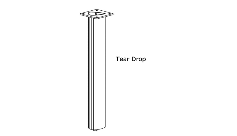 FCM-1400TD Tear Drop Leg